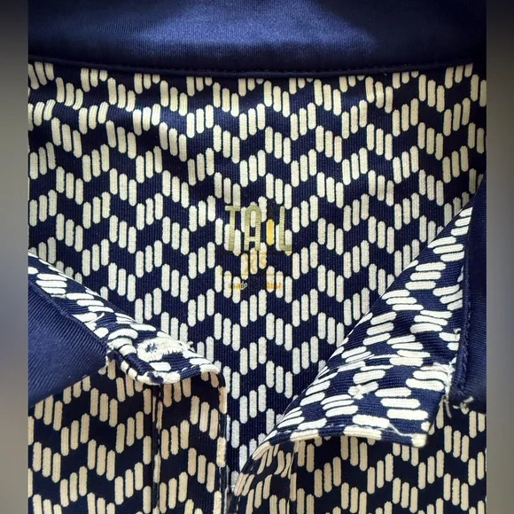 Tail Womens Quarter Zip Golf Athletic Mini Dress Navy White XS - Picture 2 of 7